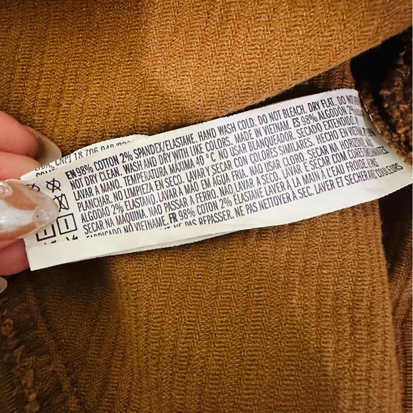 Forever 21 Brown Corduroy A-Line Mini Dress Size M - Picture 10 of 10